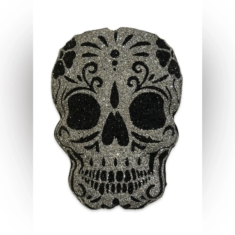 Glitter Skull Wall Art